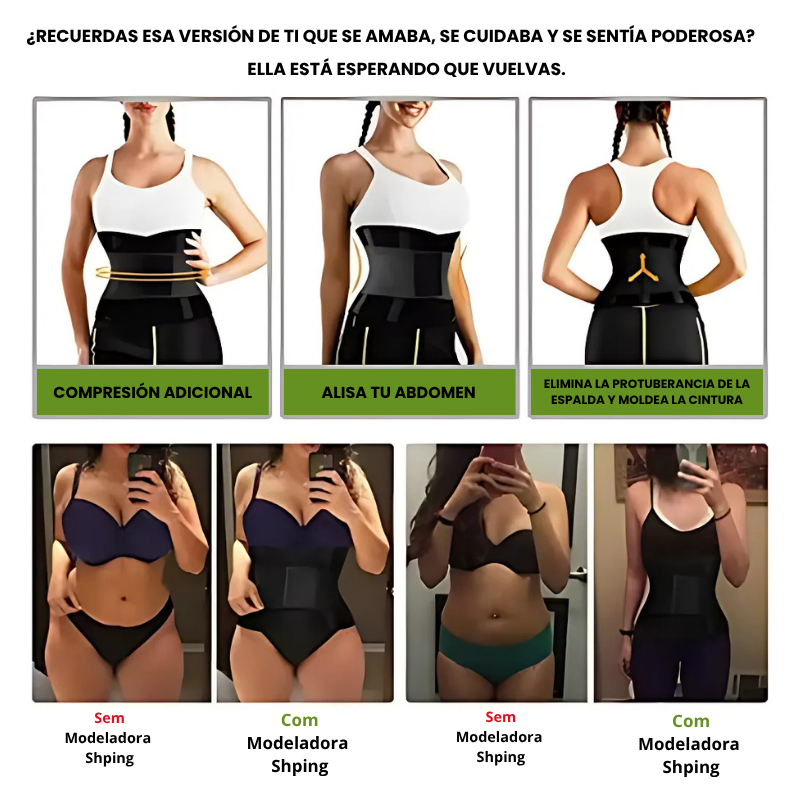 Faja de Cintura Shping Belt - ¡PROMOCIÓN CON POCAS UNIDADES!