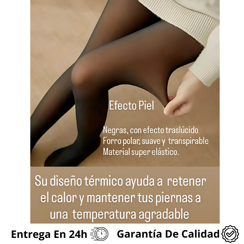 Panty “Aquece & Modela” – Translúcido, Térmico, Durável | LIQUIDACIÓN POR CIERRE