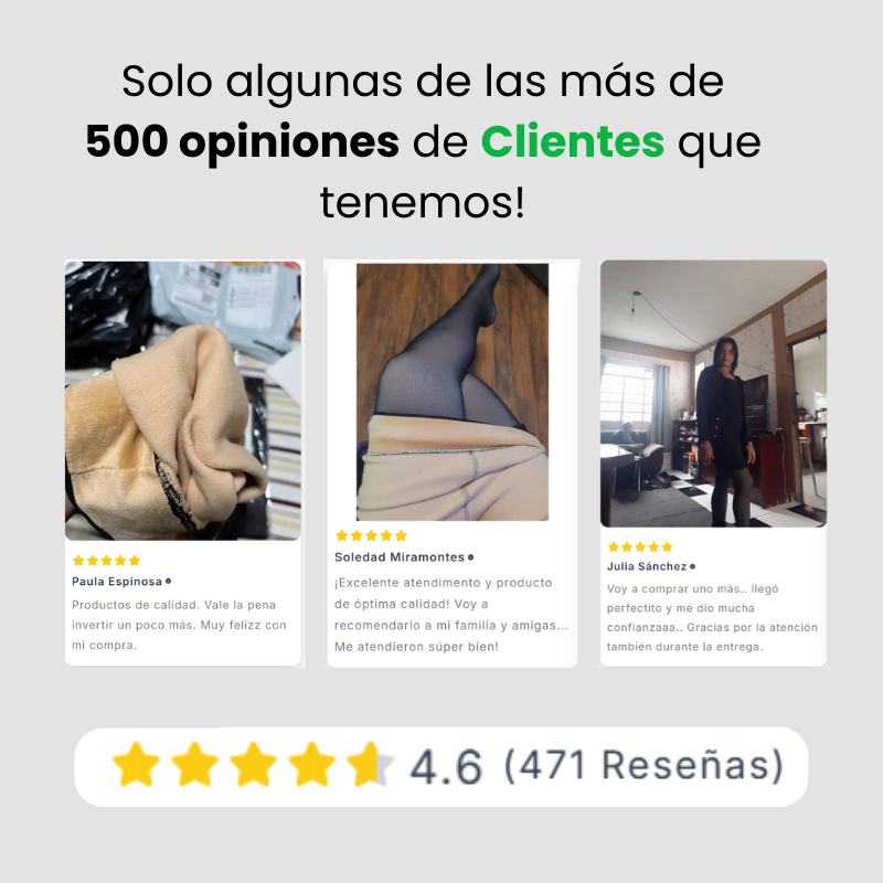 Panty “Aquece & Modela” – Translúcido, Térmico, Durável | LIQUIDACIÓN POR CIERRE