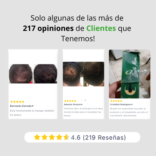 [Compra 1, Lleva 3] Serum GreenMoon – Cabello Fuerte, Raíces Sanas, Sin Caspa - Tónico Capilar 90 Días