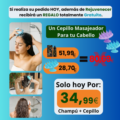 [Compra 1, Lleva 2] BlackHair Pro 3-en-1 – Color & Cuidado Natural Rejuvenece Tu Cabello Hasta 10 Años• ÚLTIMAS UNIDADES EN STOCK